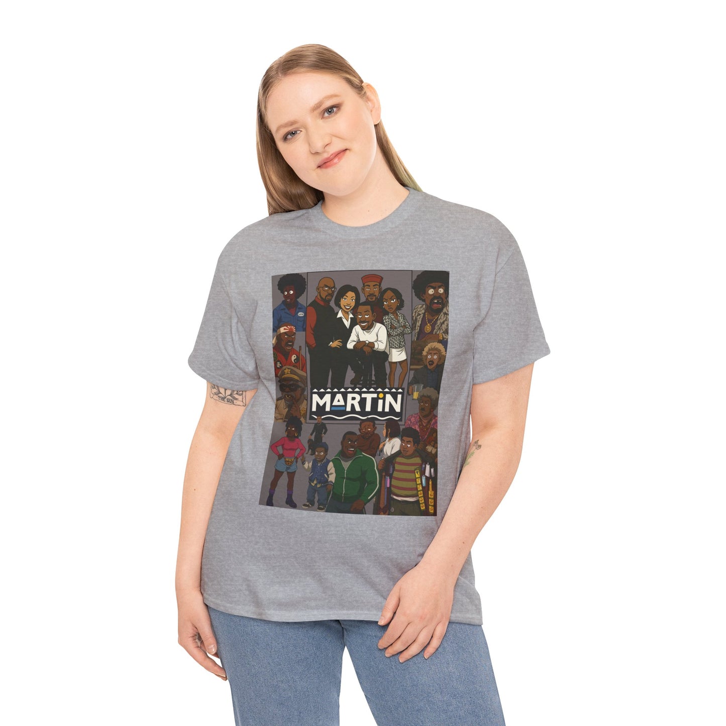 Vintage Martin T-Shirt - Unisex Heavy Cotton Tee for Nostalgic Fans