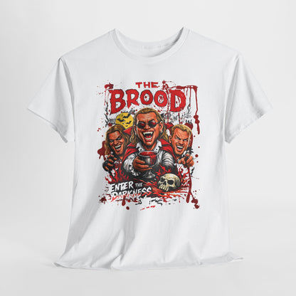 The Brood Horror Band Tee — “Enter the Darkness” Graphic T-Shirt
