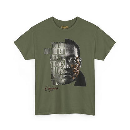 Candyman - I Was Obliged to Come Typography Portrait Graphic T-Shirt