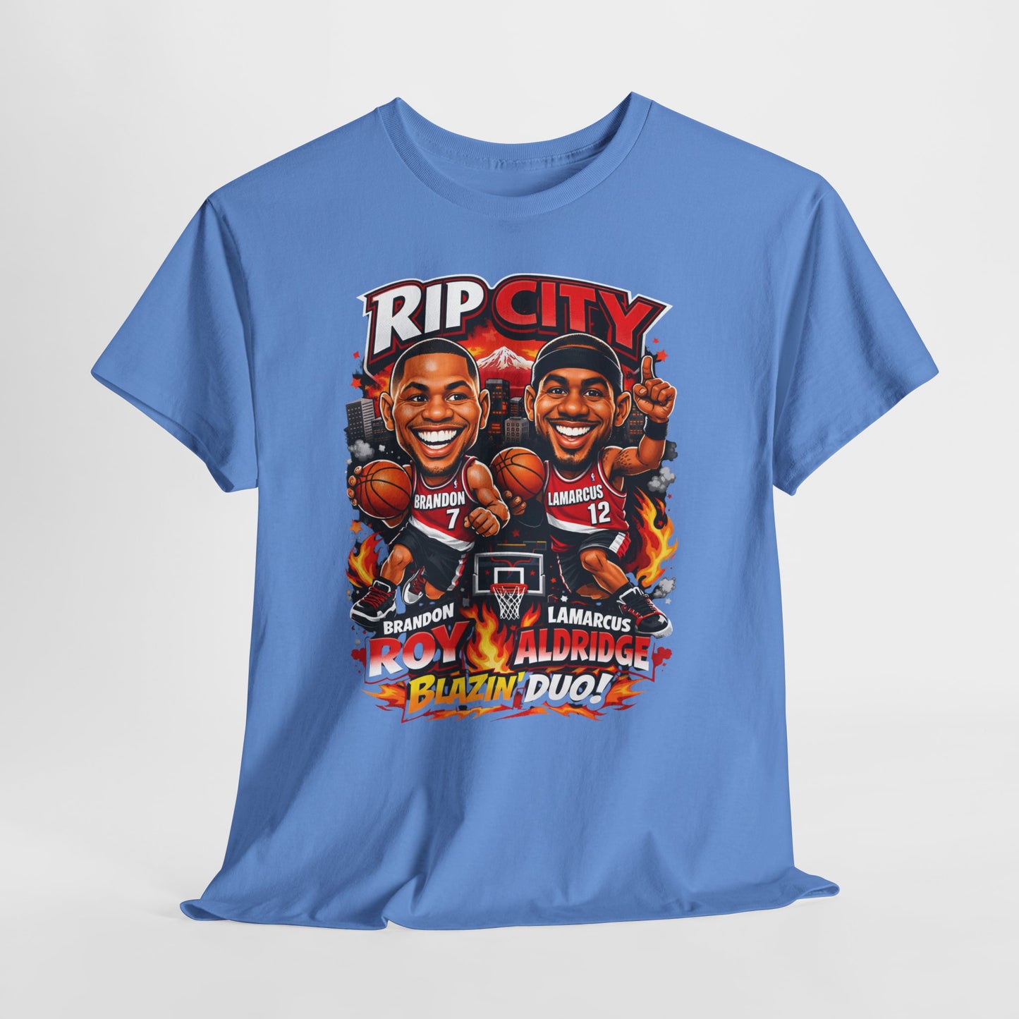 Rip City Basketball T-Shirt — Caricature Trail Blazers Fan Tee