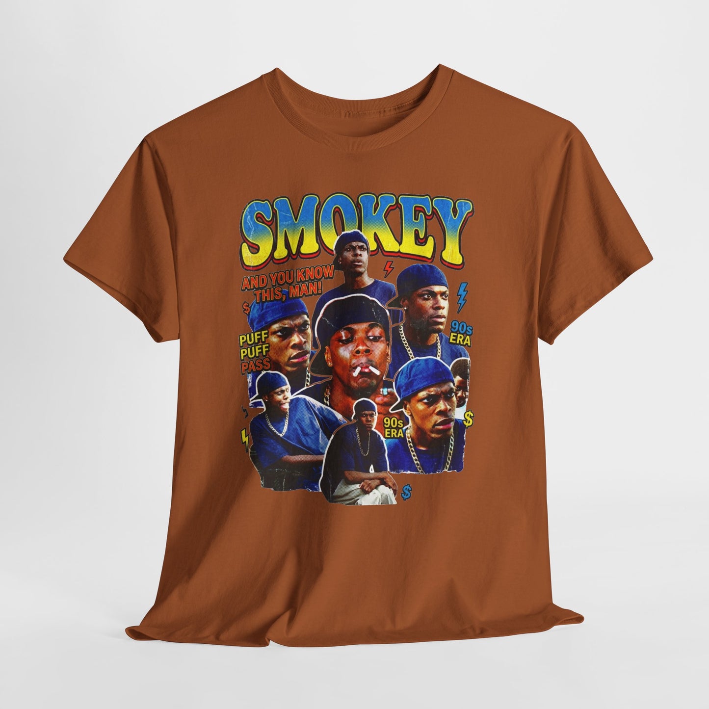 Smokey Collage T-Shirt — Retro Movie Tribute Tee