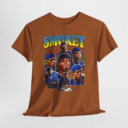 Smokey Collage T-Shirt — Retro Movie Tribute Tee