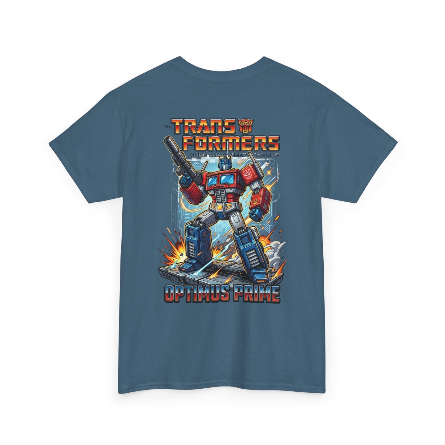Transformers Optimus Prime Graphic Tee — Retro Robot Movie Merch