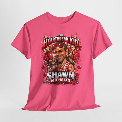 Shawn Michaels "Heartbreak Kid" Graphic Tee - Retro Wrestling Fan Shirt