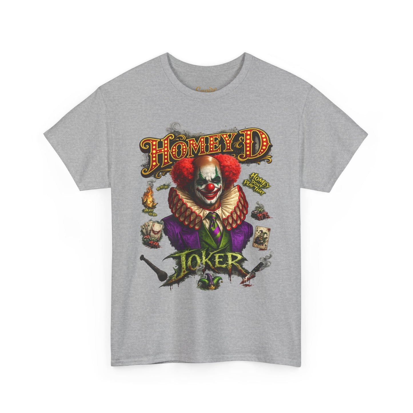 Joker Clown Tee — "Homey D" & "Homey Don’t Play That" Graphic T-Shirt