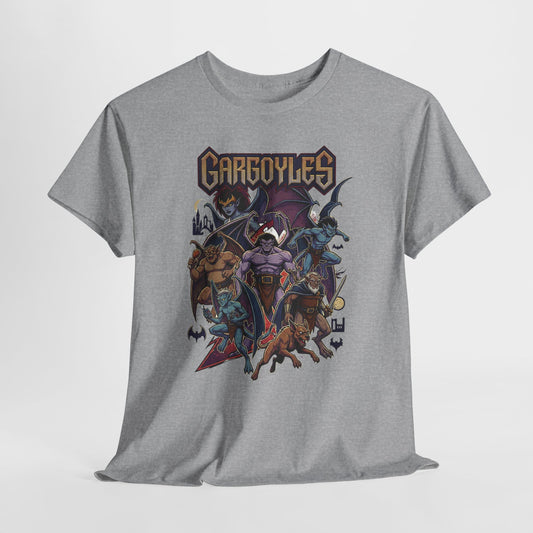 Gargoyles Graphic Tee — Retro Animated Monsters Shirt