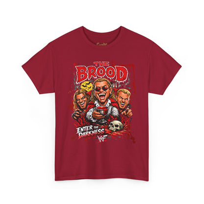 The Brood Horror Band Tee — “Enter the Darkness” Graphic T-Shirt