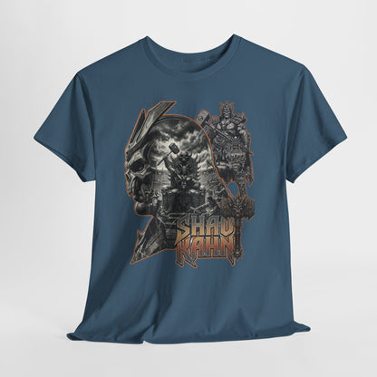 Shao Khan Graphic Tee — Vintage Feudal Japan Warrior Design