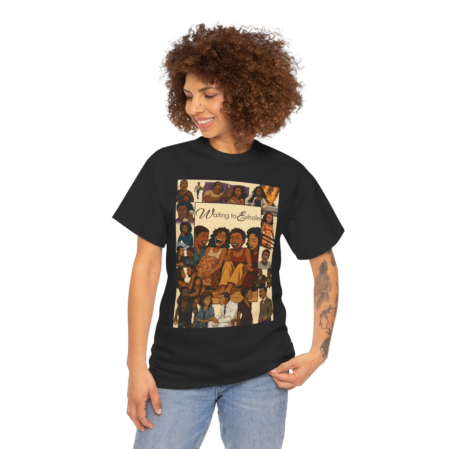 Waiting to Exhale Graphic Unisex Heavy Cotton Tee - Vintage Inspired Apparel for Movie Lovers