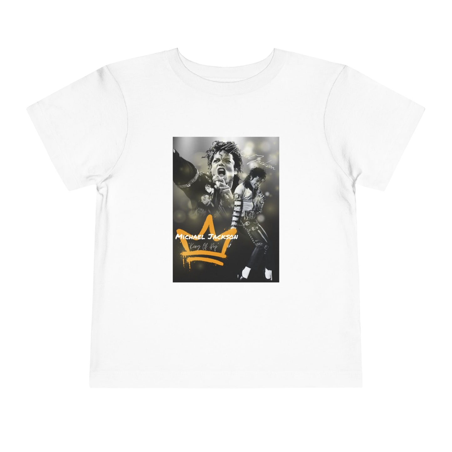 Toddler Short Sleeve Tee with Crown Design - Cool Kids T-Shirt, Unique Gift, Birthday Outfit, Everyday Wear, Explore Fashion