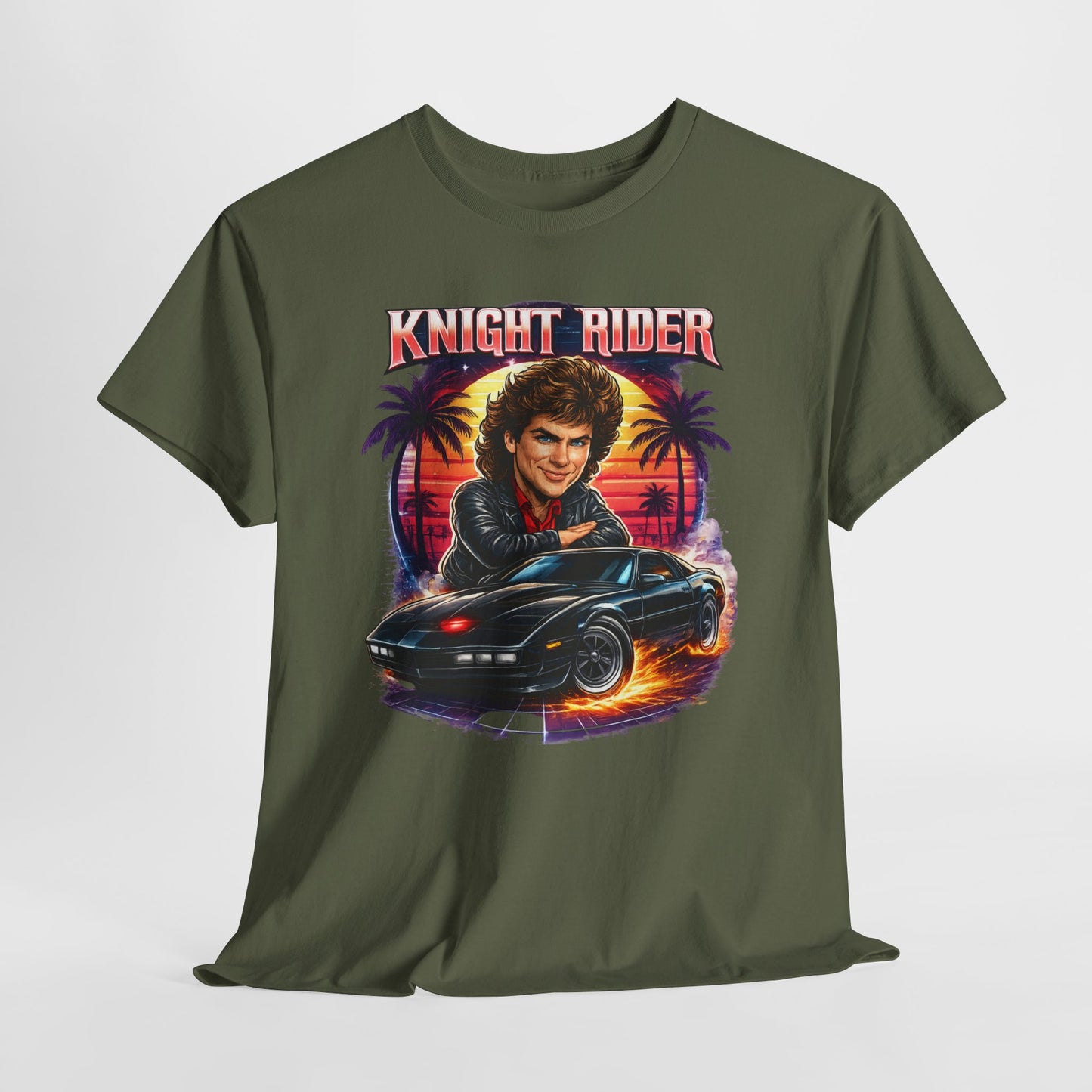 Knight Rider Vintage Tee – Retro 80s KITT Graphic T-Shirt