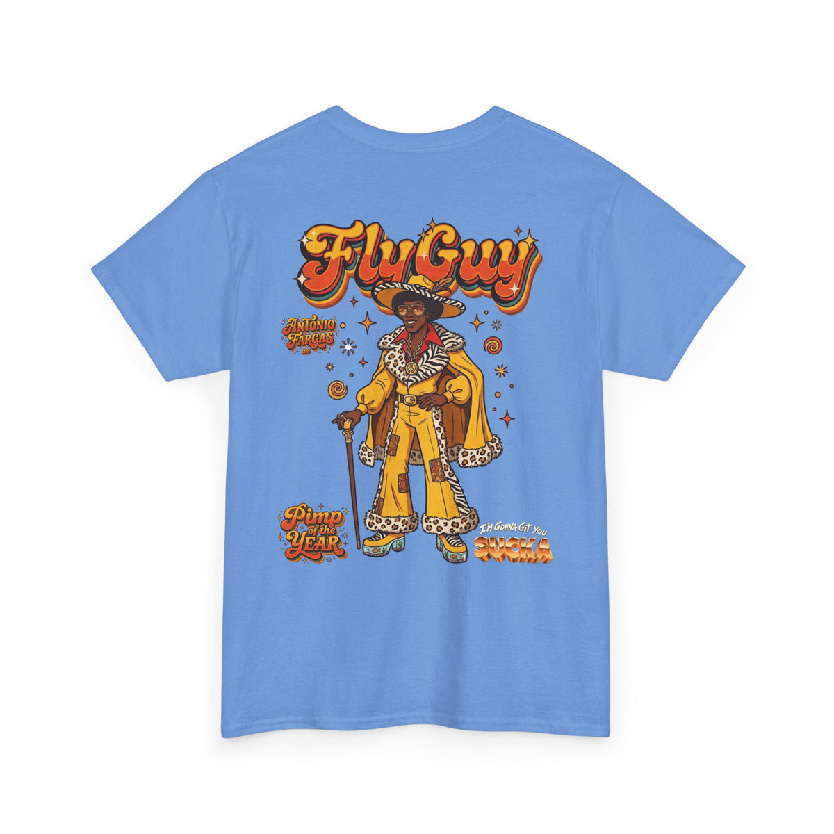 Fly Guy Retro "Pimp Of The Year" Graphic T-Shirt - I'm Gonna Get You Sucka Movie
