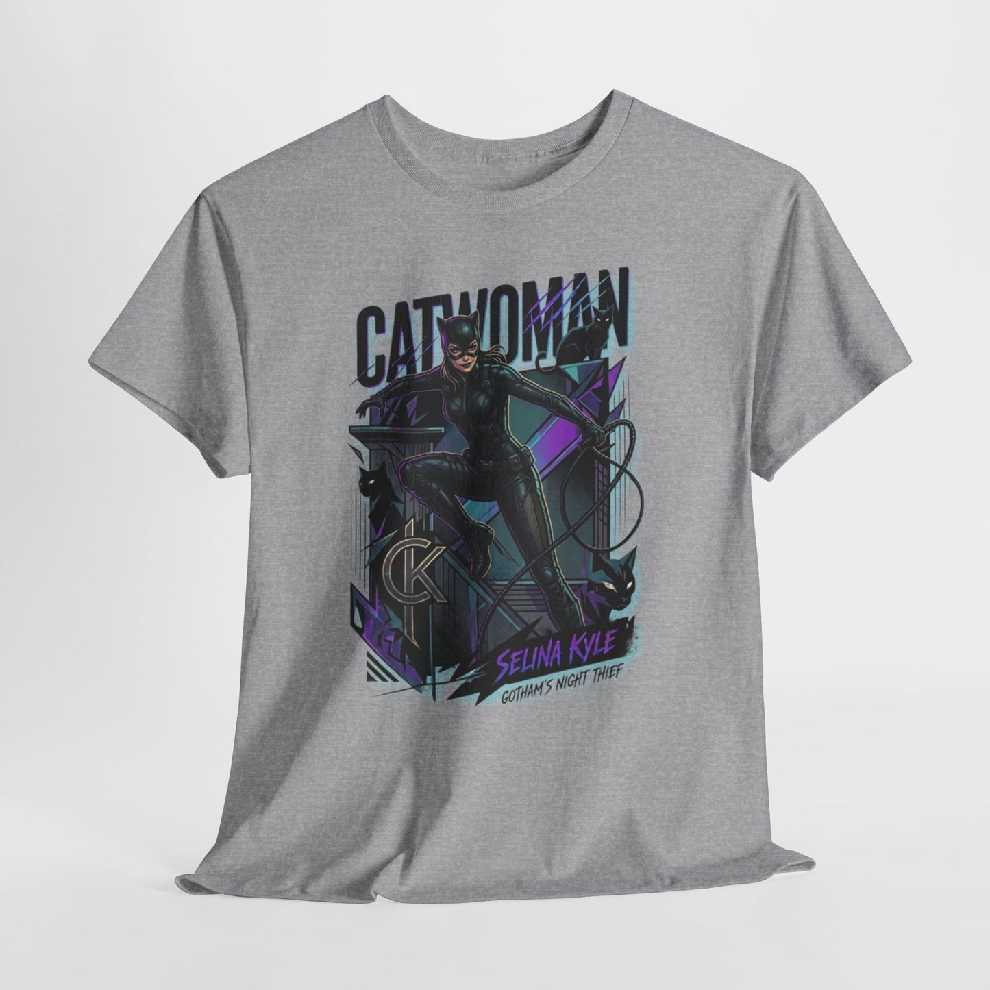 Catwoman Graphic Tee — Selina Kyle Comic Art T‑Shirt