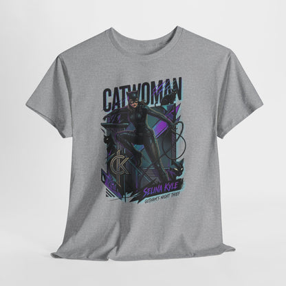 Catwoman Graphic Tee — Selina Kyle Comic Art T‑Shirt