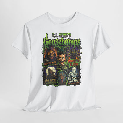Goosebumps Retro Horror T-Shirt — Classic 90s Kids Spooky Monsters Tee