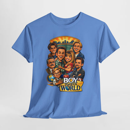 'Boy Meets World' Retro Cast Caricature Tee