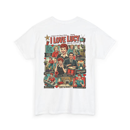 I Love Lucy Retro Collage T-Shirt
