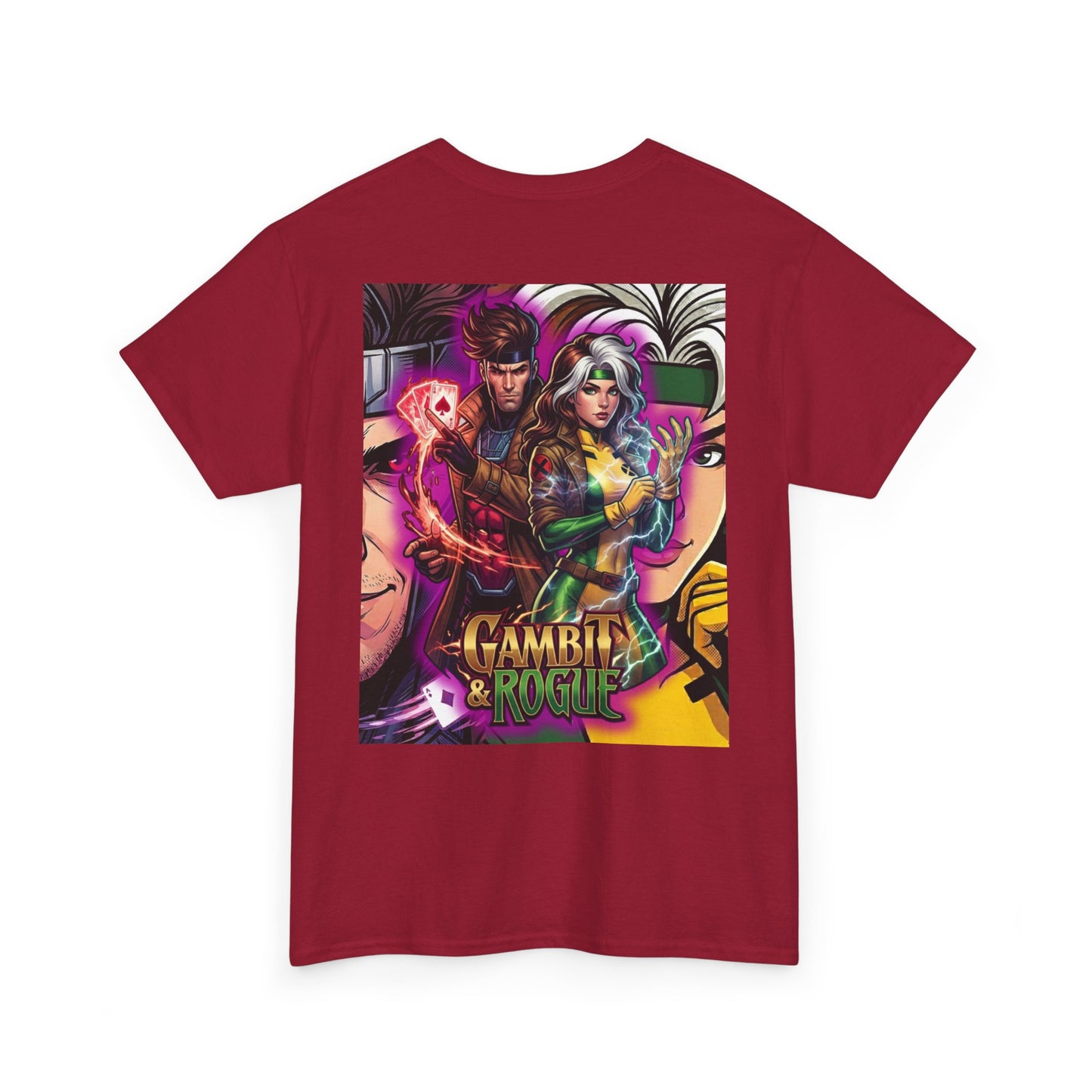 Gambit & Rogue Comic Art T‑Shirt