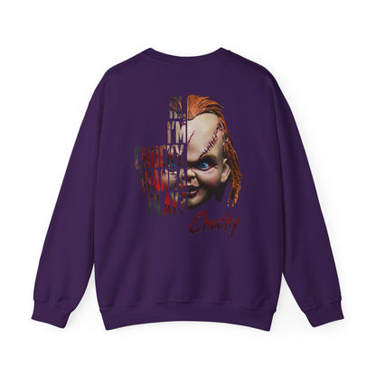 Chucky Horror Movie Graphic Crewneck Sweatshirt