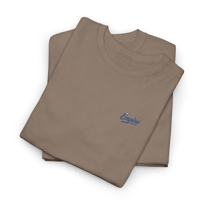 Signature Embroidered Empire Royal Blue Chest Logo T-Shirt