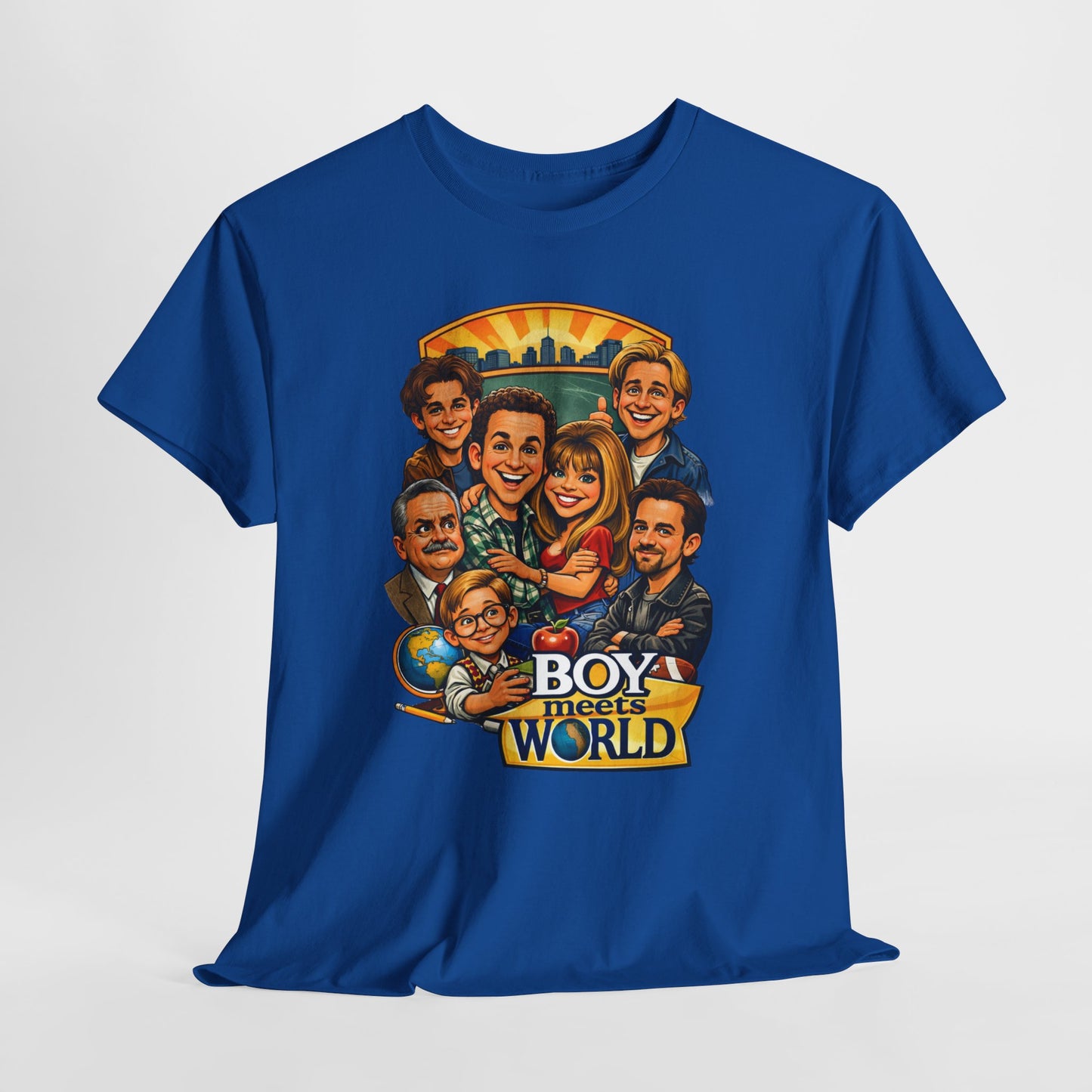 'Boy Meets World' Retro Cast Caricature Tee