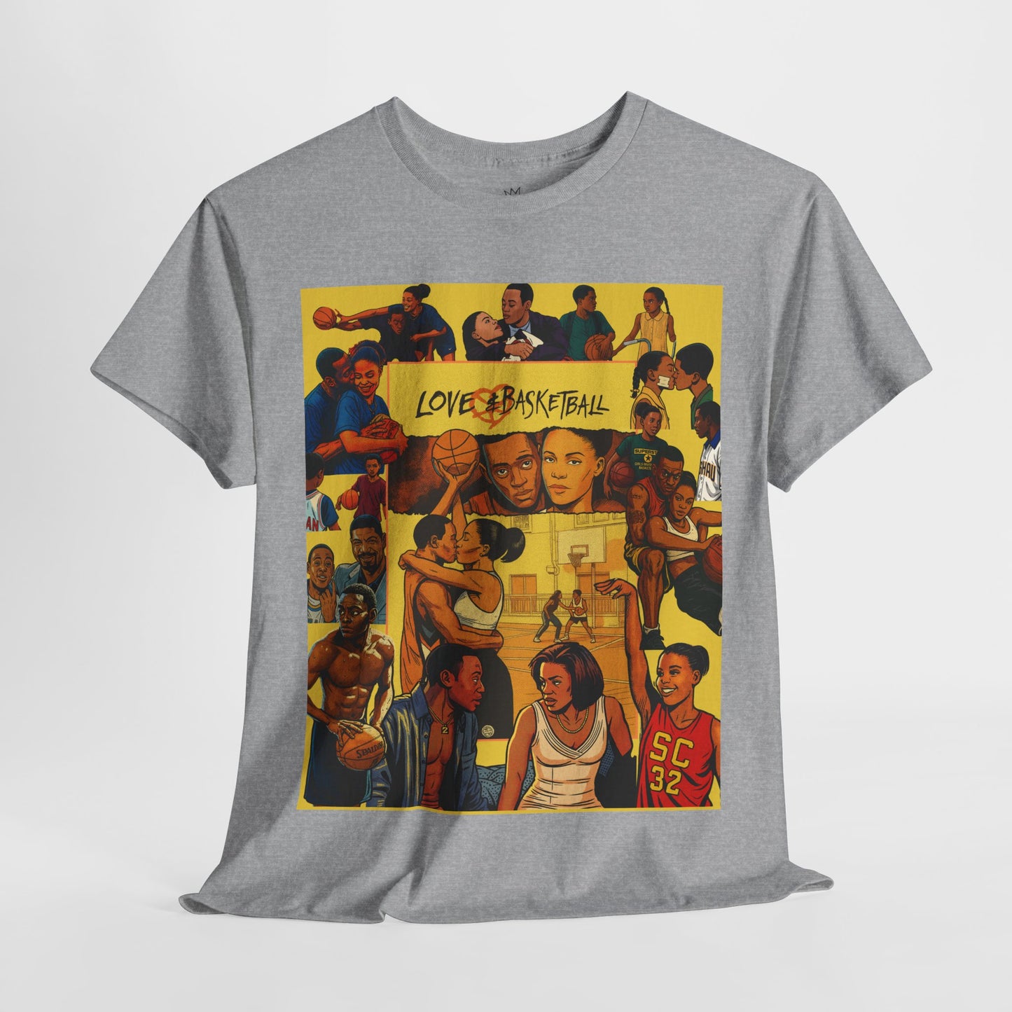 Love & Basketball Tee - Unique Graphic Shirt