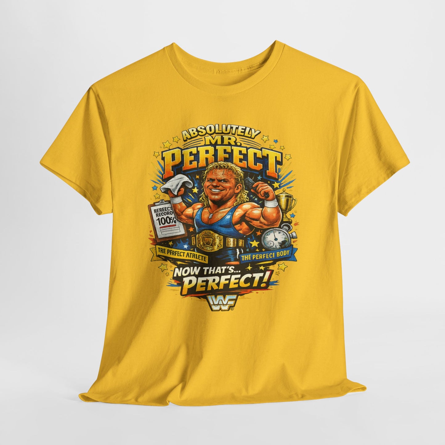 Retro Wrestling 'Mr. Perfect' Graphic Tee — Vintage WWF Wrestling Shirt