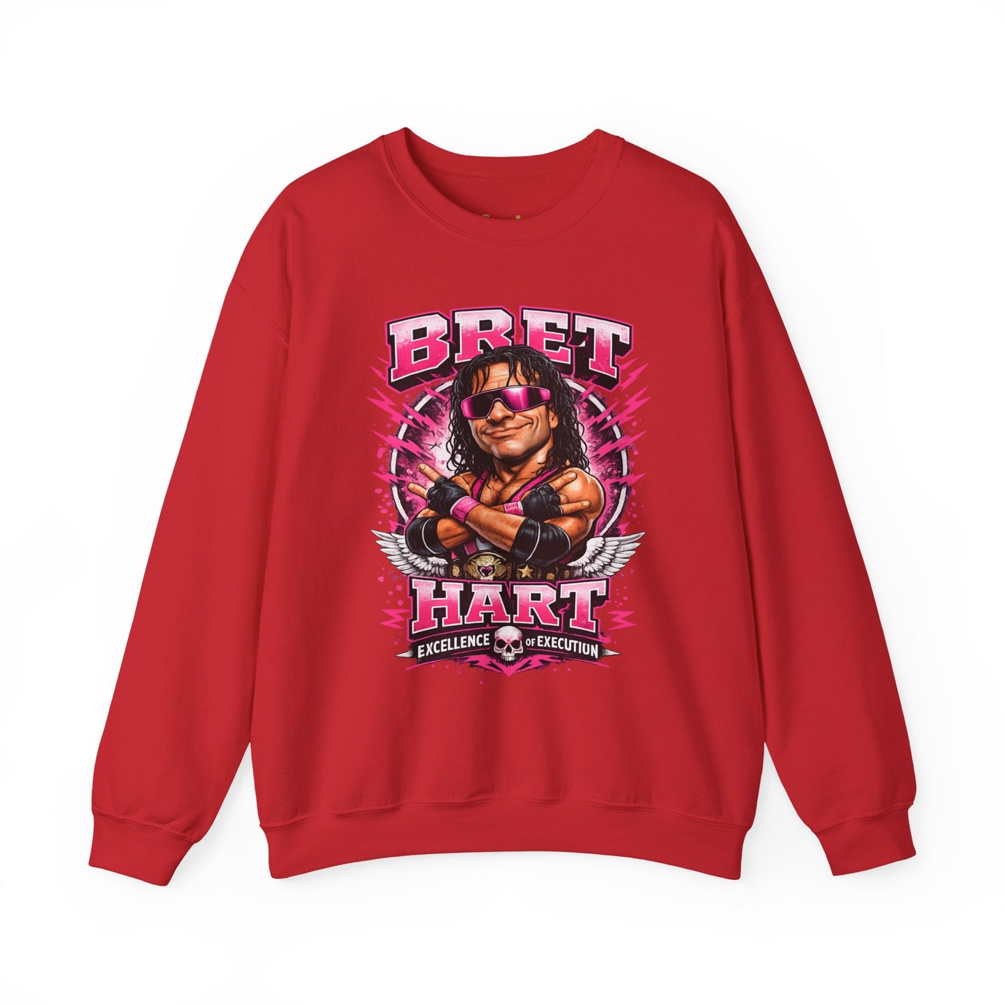 Bret Hart Crewneck Sweatshirt — "I Am The Best There Is" Retro Wrestling Pullover