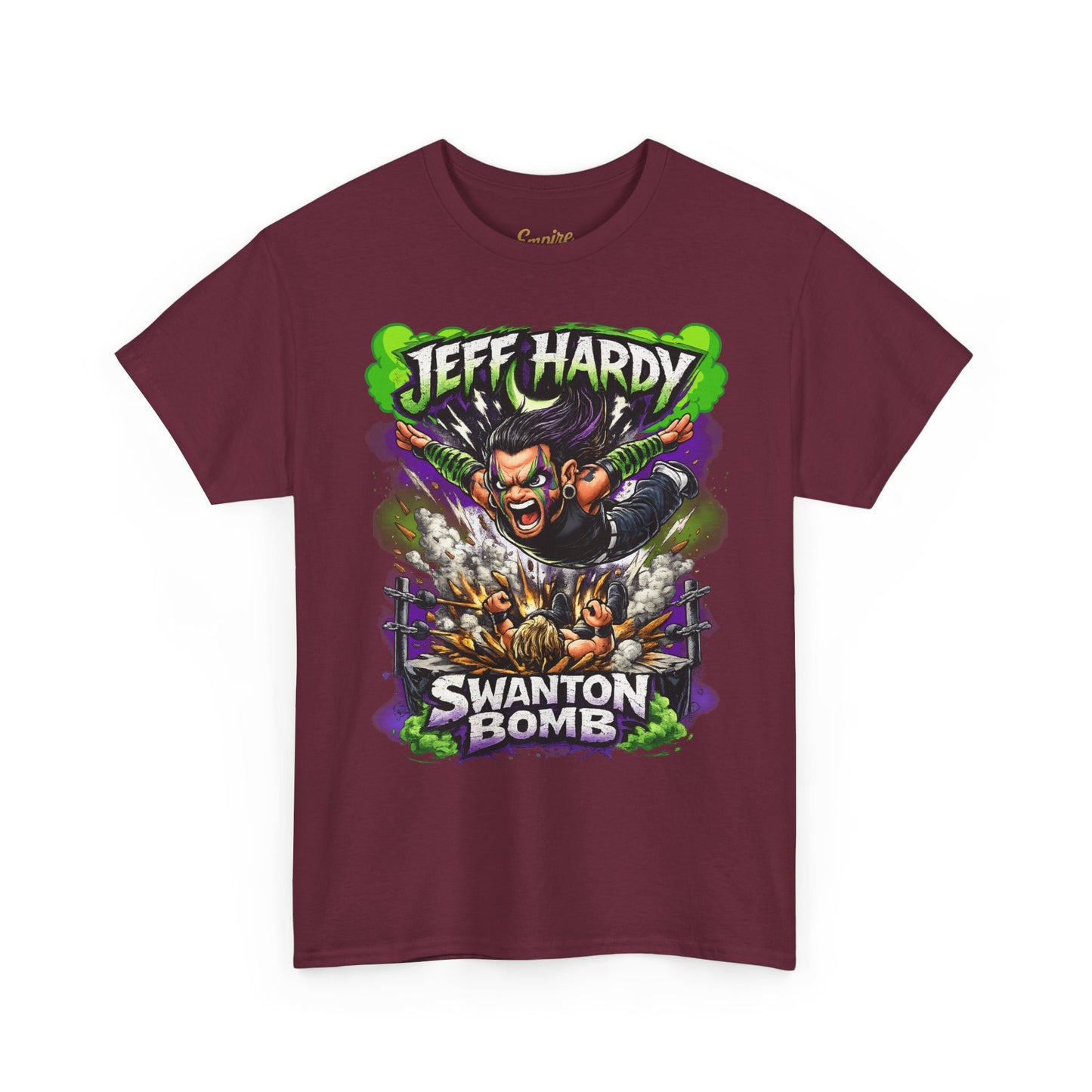"Swanton Bomb" Graphic Tee — Pro Wrestler Vintage-Style Wrestling Shirt