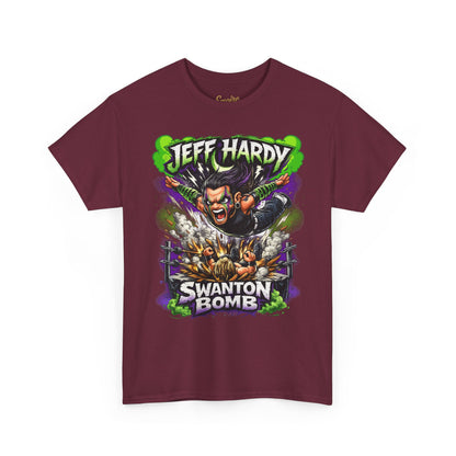 "Swanton Bomb" Graphic Tee — Pro Wrestler Vintage-Style Wrestling Shirt