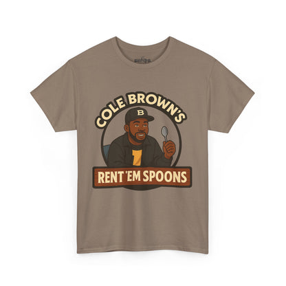 Rent 'Em Spoons Tee, Fun Graphic T-Shirt