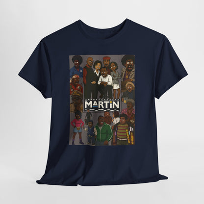 Vintage Martin T-Shirt - Unisex Heavy Cotton Tee for Nostalgic Fans