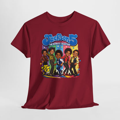 Jackson 5 Retro Graphic Tee — 'The Ultimate Collection' Vintage Band T-Shirt