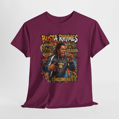 Busta Rhymes Retro Concert Graphic Tee — Flipmode Squad Dragon Conglomerate Design
