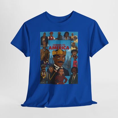 Unisex Heavy Cotton Tee - "Coming to America" Movie Tribute Shirt