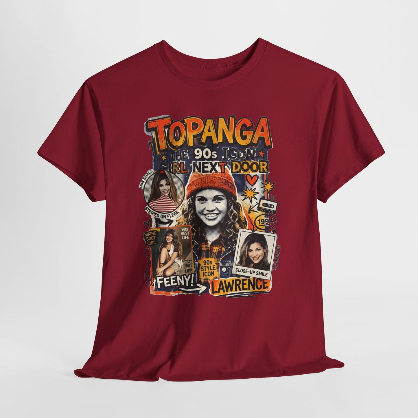 Topanga 90s Throwback Tee — Feeny & Lawrence Nostalgia Graphic T-Shirt