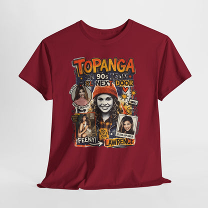 Topanga 90s Throwback Tee — Feeny & Lawrence Nostalgia Graphic T-Shirt