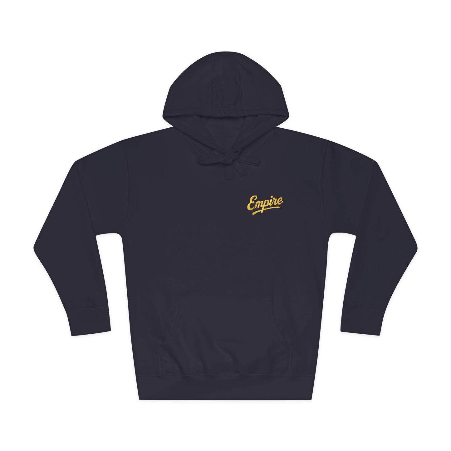 EMPIRE Unisex Fleece Hoodie with Embroidered Design