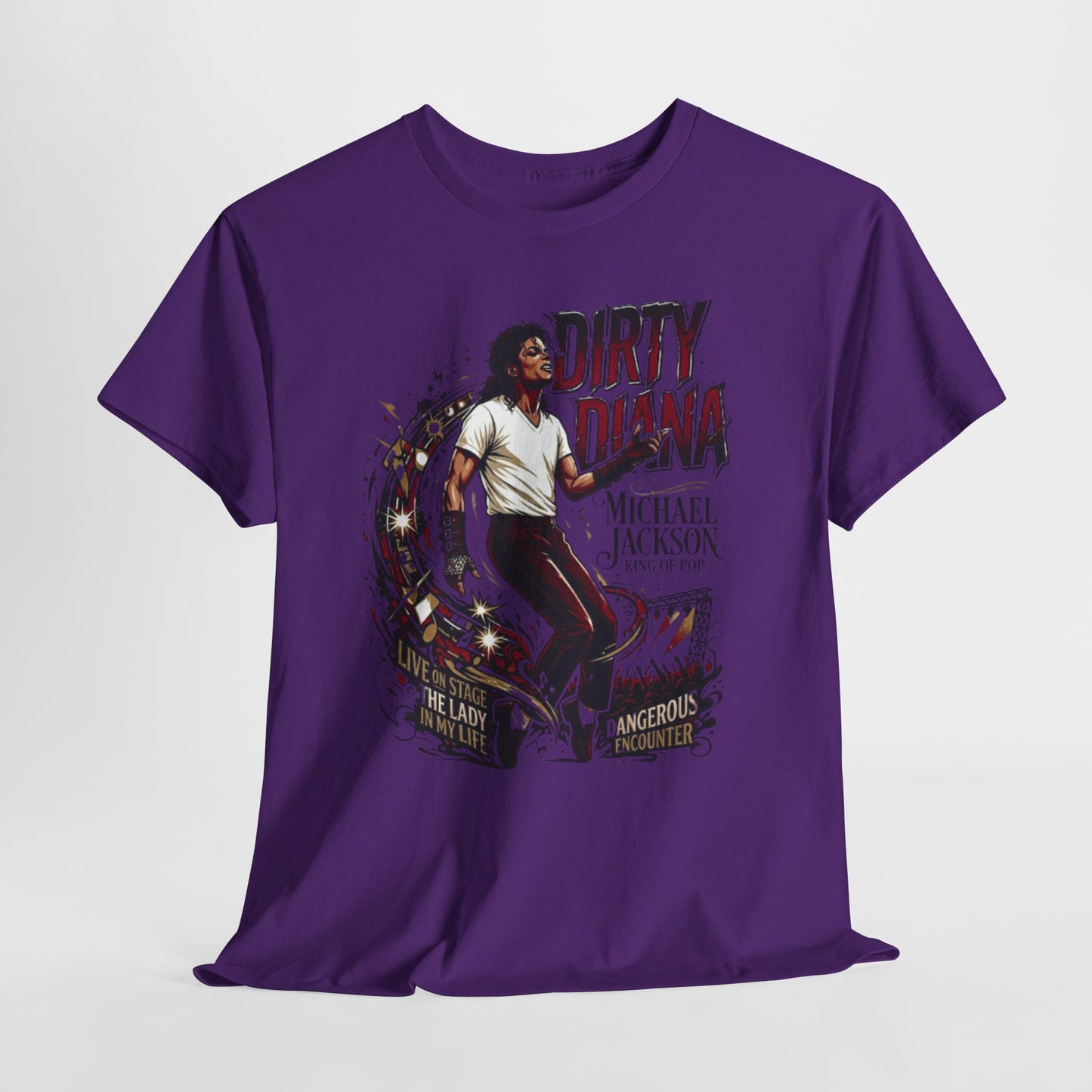 MJ Dirty Diana Graphic Tee — Retro Pop Icon T-Shirt
