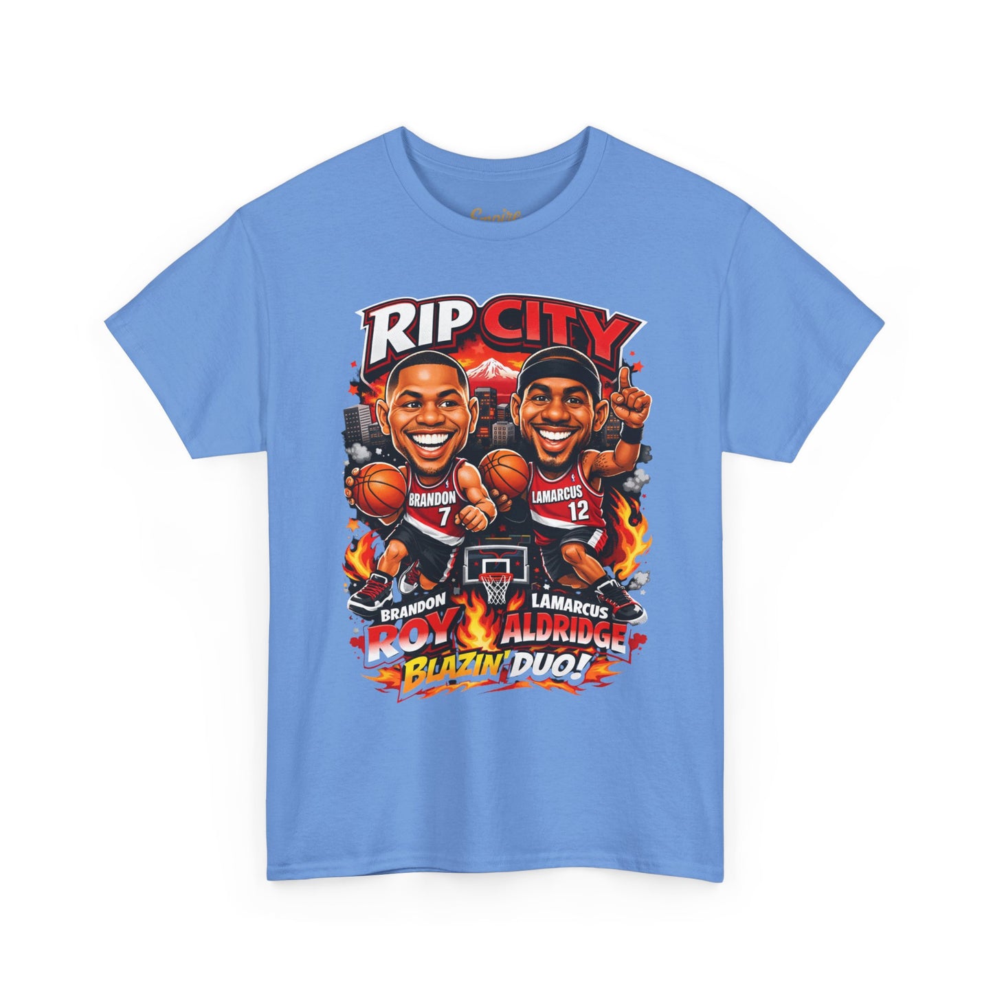 Rip City Basketball T-Shirt — Caricature Trail Blazers Fan Tee