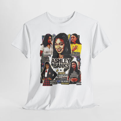Retro 90s TV Star Collage Tee — Ashley Banks Tribute Graphic T-Shirt