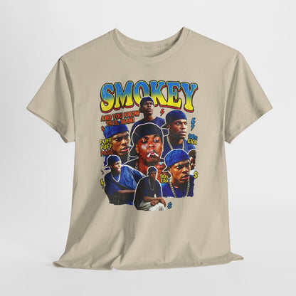 Smokey Collage T-Shirt — Retro Movie Tribute Tee