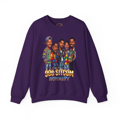 90s Sitcom Crewneck Sweatshirt - '90s Sitcom Royalty' Graphic Sweatshirt