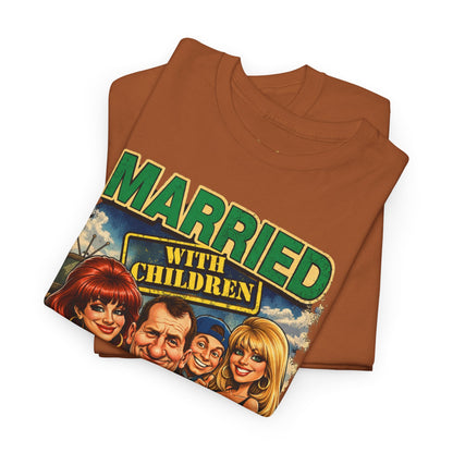 Married with Children Retro TV Tee — Vintage Sitcom Graphic Shirt