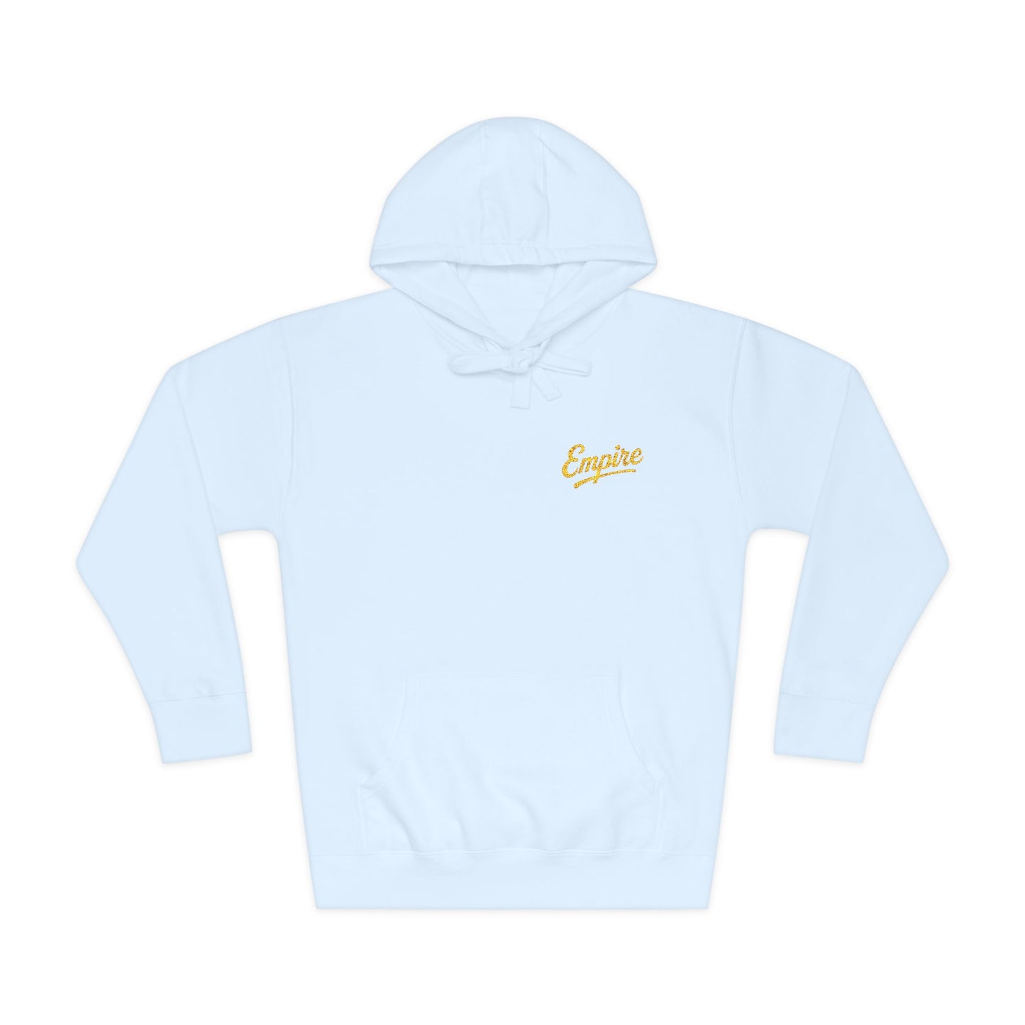 EMPIRE Unisex Fleece Hoodie with Embroidered Design