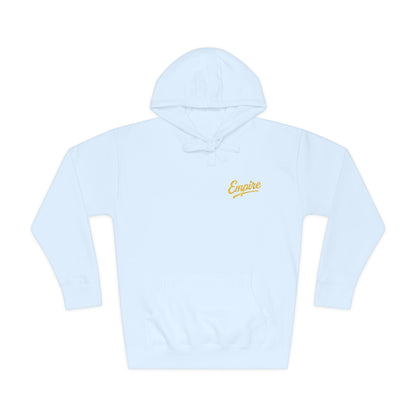 EMPIRE Unisex Fleece Hoodie with Embroidered Design