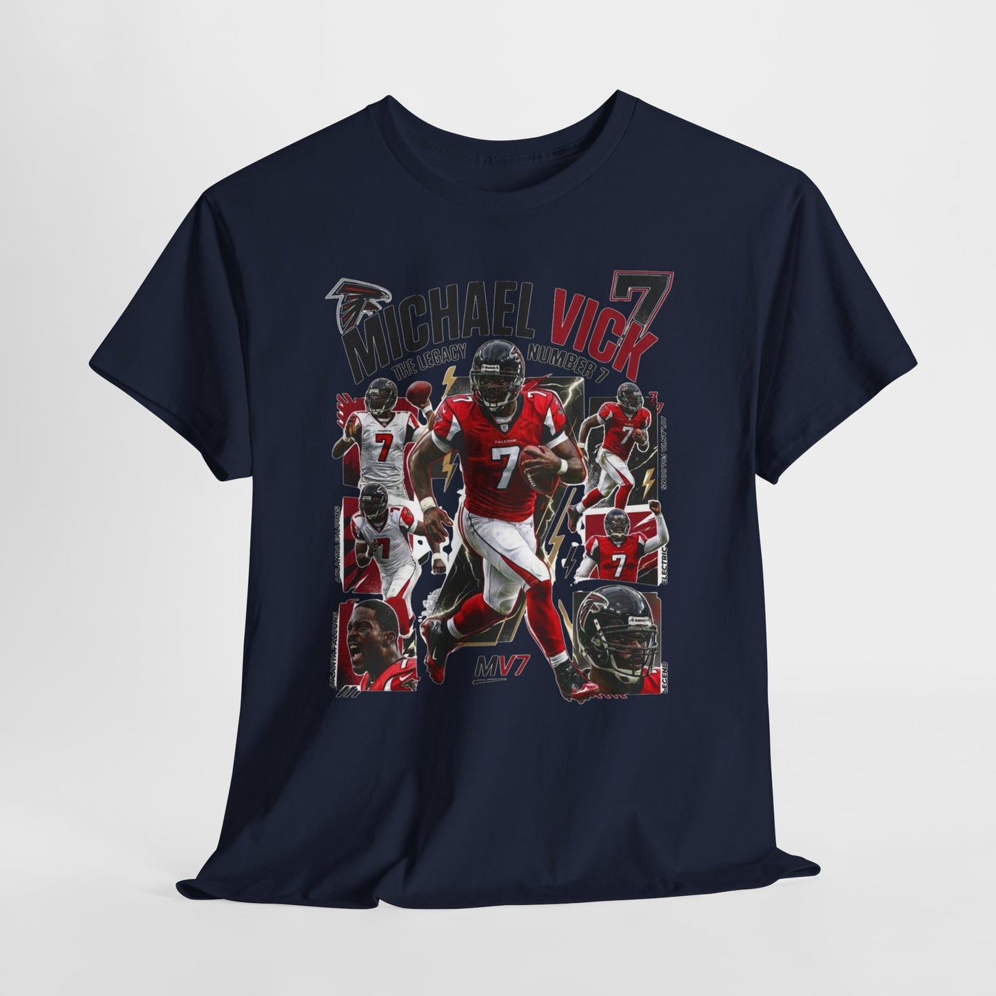 Legendary Number 7 Football Tee — Michael Vick Tribute Shirt
