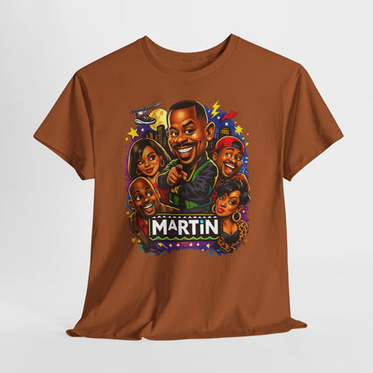 Martin TV Show Caricature T-Shirt – Retro 90s Sitcom Tribute Tee