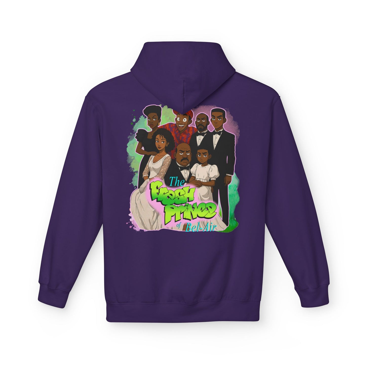 Fresh Prince Graphic Hoodie — ’The Fresh Prince’ Retro 90s Family Portrait