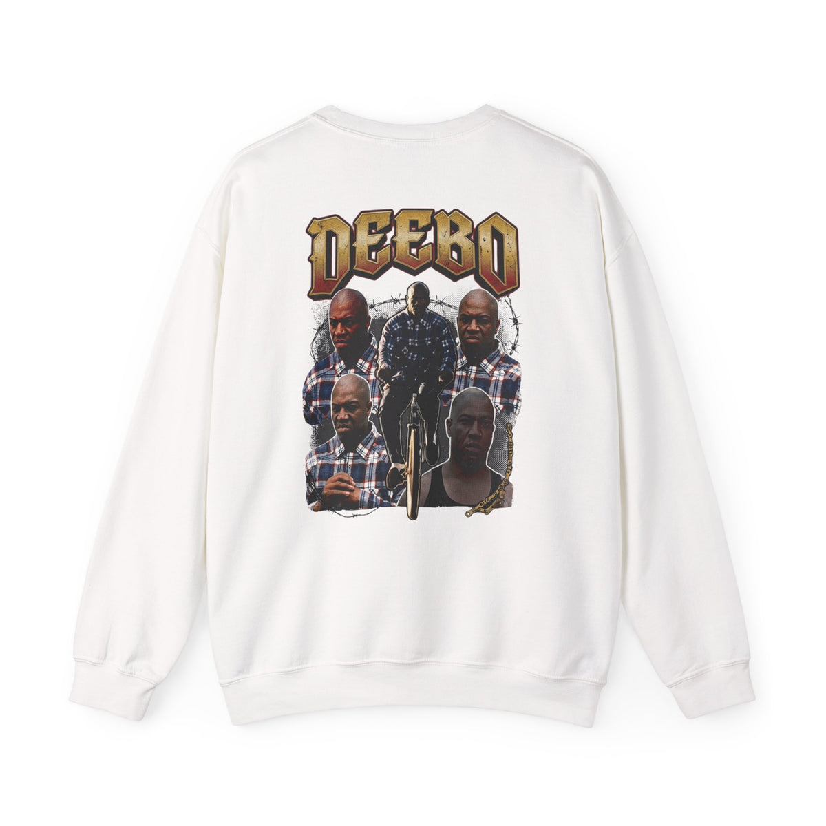 Deebo Graphic Crewneck Sweatshirt — Retro Streetwear Tribute